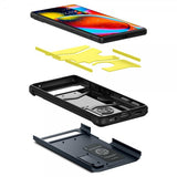 Spigen Google Pixel 6a Cover Tough Armor Metal Slate