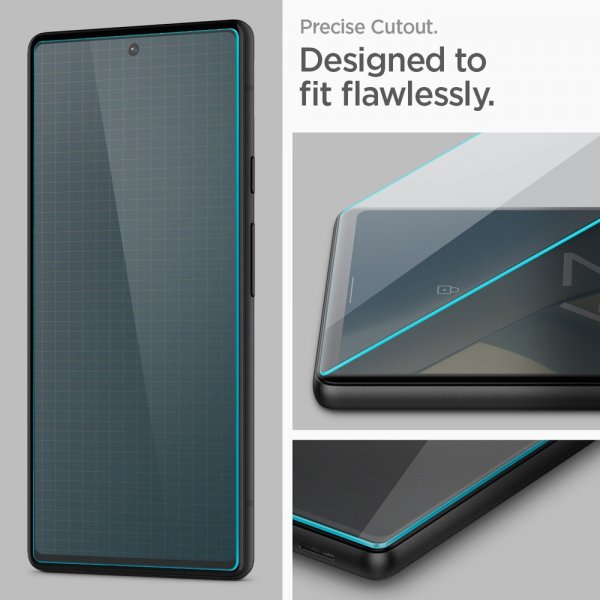 Spigen Google Pixel 6a Skærmbeskyttelse GLAS.tR ALIGNmaster 2-pak