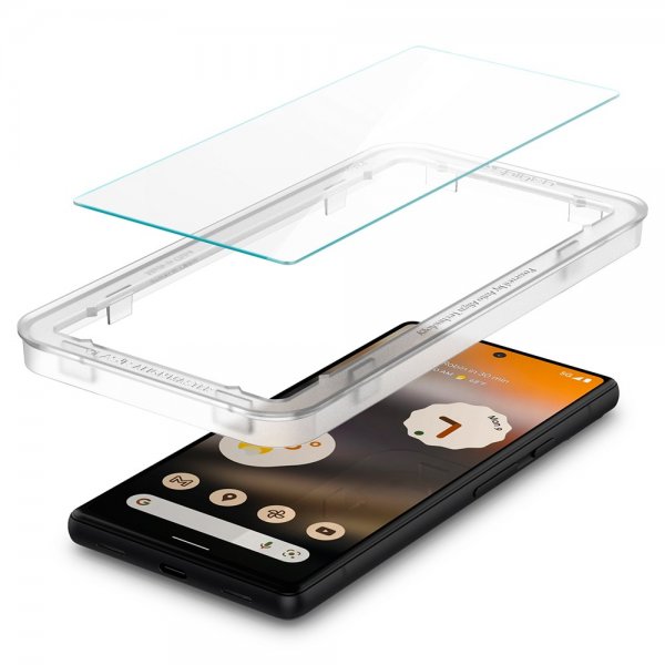 Spigen Google Pixel 6a Skærmbeskyttelse GLAS.tR ALIGNmaster 2-pak