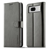 Lc.Imeeke Google Pixel 7 Etui med Kortlomme Standfunktion Grå