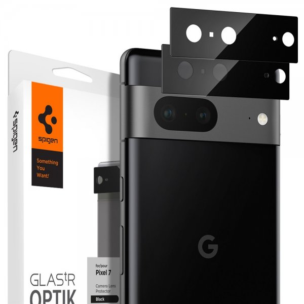 Spigen Google Pixel 7 Kamerabeskyttelse Glas.tR EZ Fit Optik 2-pak