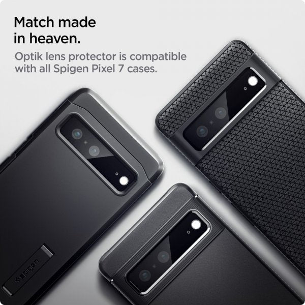 Spigen Google Pixel 7 Kamerabeskyttelse Glas.tR EZ Fit Optik 2-pak