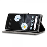 Lc.Imeeke Google Pixel 7 Pro Cover med Kortlomme og Standfunktion Grå