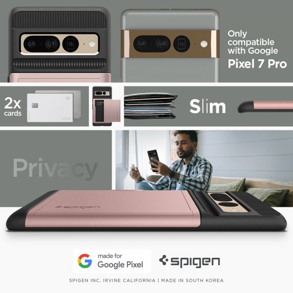 Spigen Google Pixel 7 Pro Cover Slim Armor CS Rosaguld