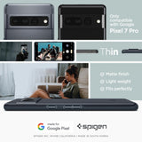 Spigen Google Pixel 7 Pro Cover Thin Fit Metal Slate
