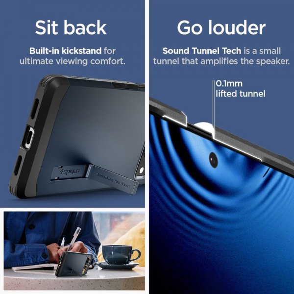 Spigen Google Pixel 7 Pro Cover Tough Armor Metal Slate