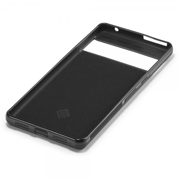Lc.Imeeke Google Pixel 7 Cover Kulfibertekstur Rød Stribe Sort
