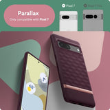 Caseology Google Pixel 7 Cover Parallax Burgundy