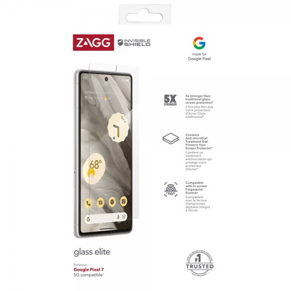 ZAGG InvisibleShield Google Pixel 7 Skærmbeskyttelse Glass Elite