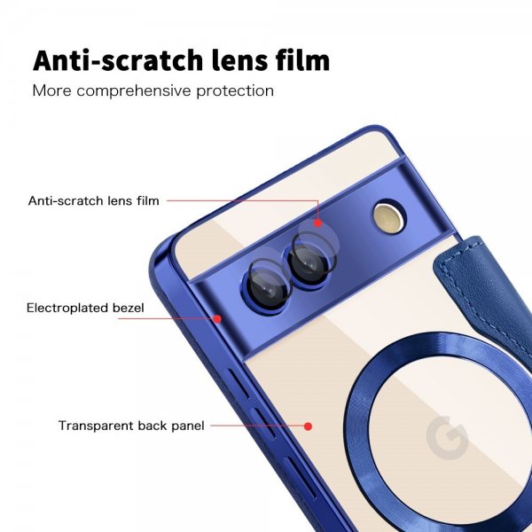 Google Pixel 7a Cover MagSafe Blå