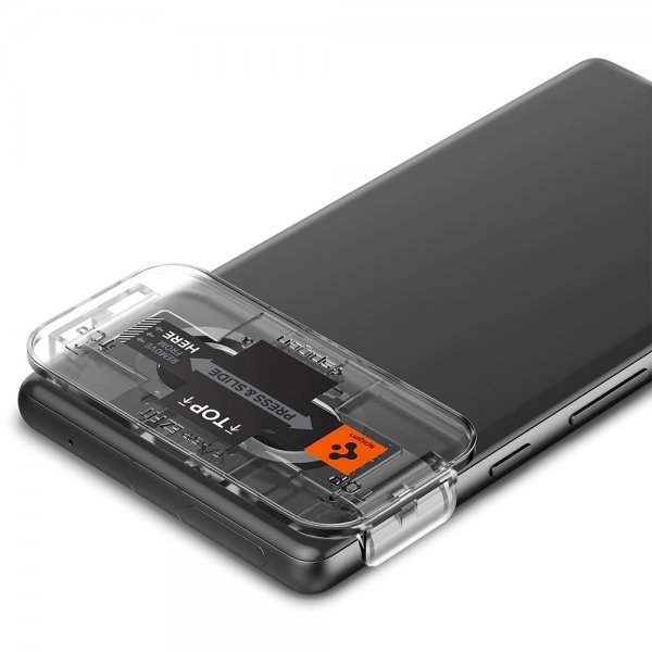 Spigen Google Pixel 7a Kamerabeskytter Glas.tR EZ Fit Optik 2-pak Sort