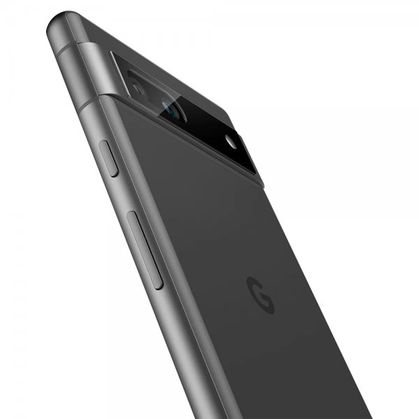 Spigen Google Pixel 7a Kamerabeskytter Glas.tR EZ Fit Optik 2-pak Sort