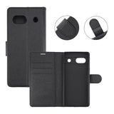 Google Pixel 7a Cover med Stativ Sort