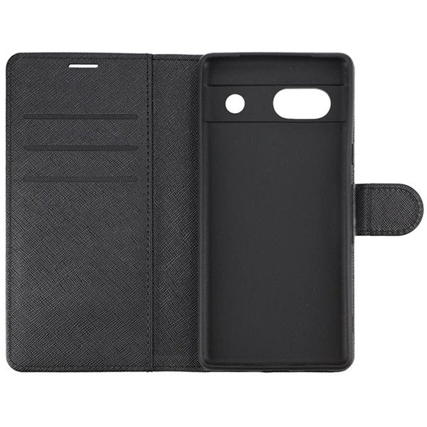 Google Pixel 7a Cover med Stativ Sort