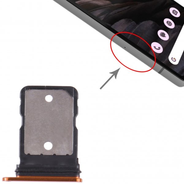 Google Pixel 7a SIM-kortholder - Charcoal