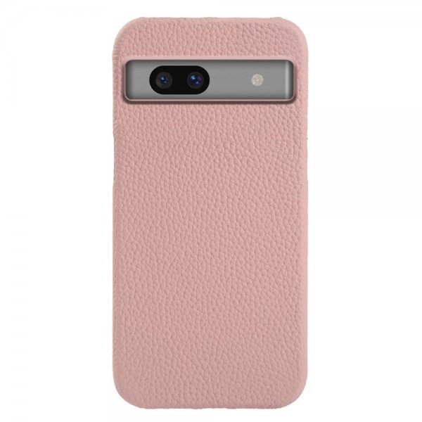 Google Pixel 7a Cover Ægte Læder MagSafe Rosa