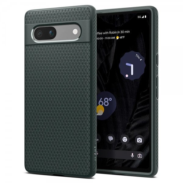 Spigen Google Pixel 7a Cover Liquid Air Abyss Green