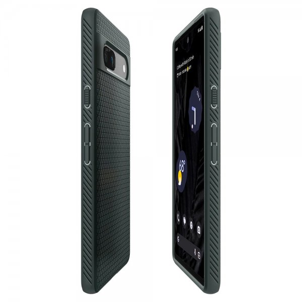 Spigen Google Pixel 7a Cover Liquid Air Abyss Green