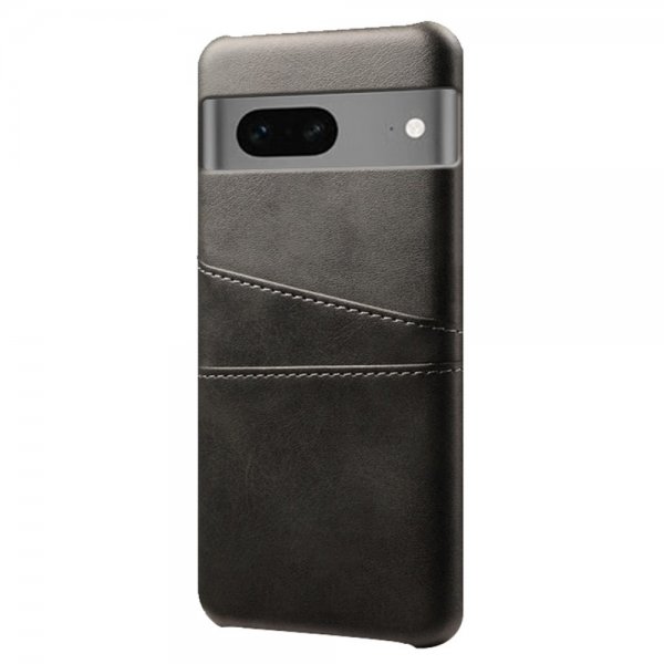 Google Pixel 7a Cover med to Kortlommer Sort