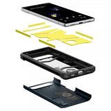 Spigen Google Pixel 7a Cover Tough Armor Metal Slate