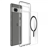 Spigen Google Pixel 7a Cover Ultra Hybrid OneTap Metal Ring MagFit Sort