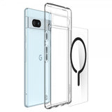 Spigen Google Pixel 7a Cover Ultra Hybrid OneTap Metal Ring MagFit Sort