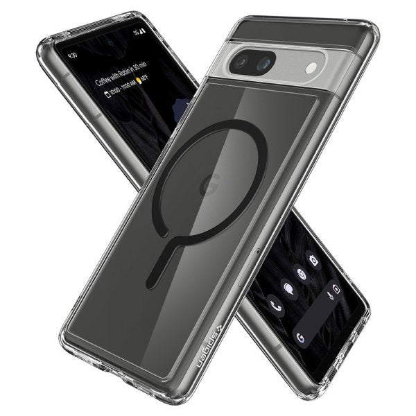 Spigen Google Pixel 7a Cover Ultra Hybrid OneTap Metal Ring MagFit Sort