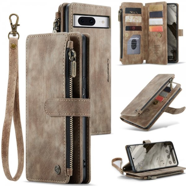 CaseMe Google Pixel 8 Etui C30 Series Brun