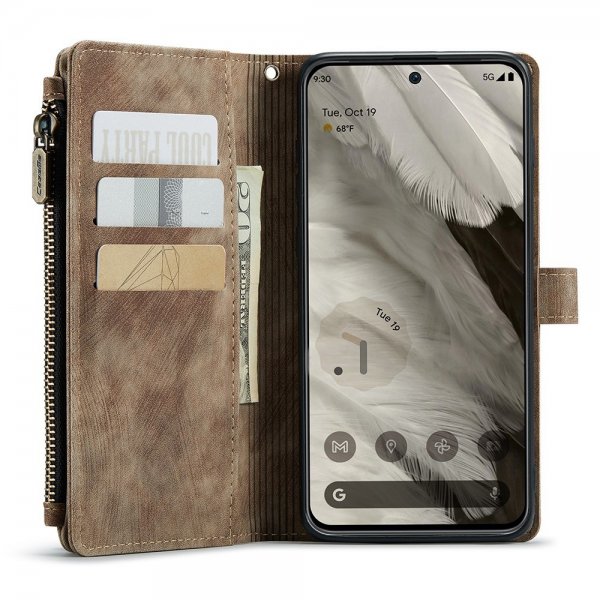 CaseMe Google Pixel 8 Etui C30 Series Brun