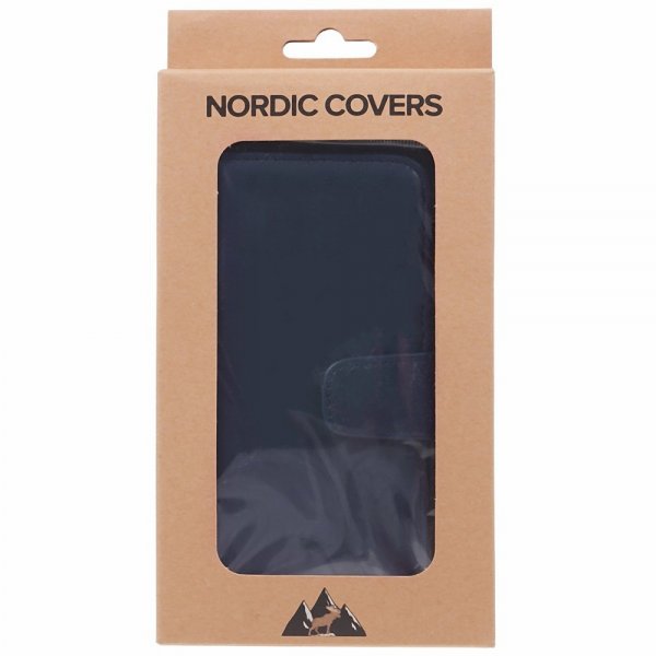Nordic Covers Google Pixel 8 Etui Essential Leather Heron Blue