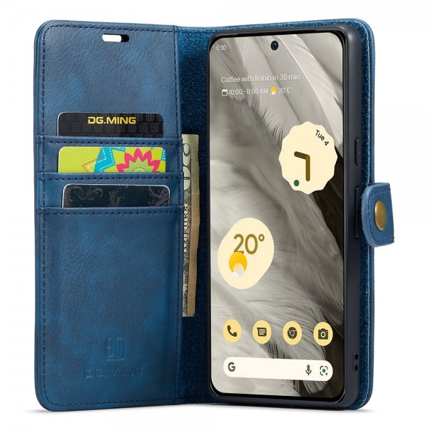 Dg.Ming Google Pixel 8 Etui med Aftageligt Cover Blå