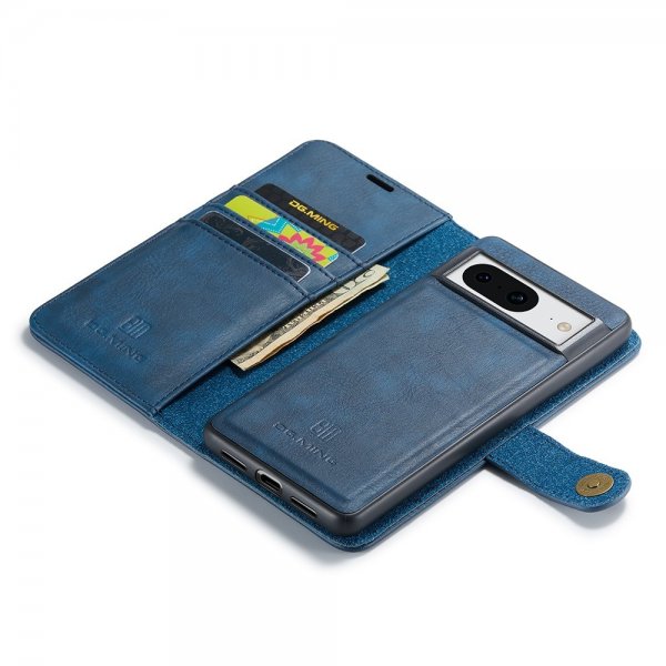 Dg.Ming Google Pixel 8 Etui med Aftageligt Cover Blå