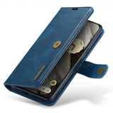 Dg.Ming Google Pixel 8 Etui med Aftageligt Cover Blå