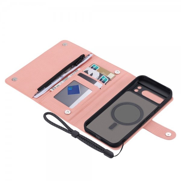 VILI Google Pixel 8 Pro Etui med aftageligt Cover GHB Series MagSafe Rosa