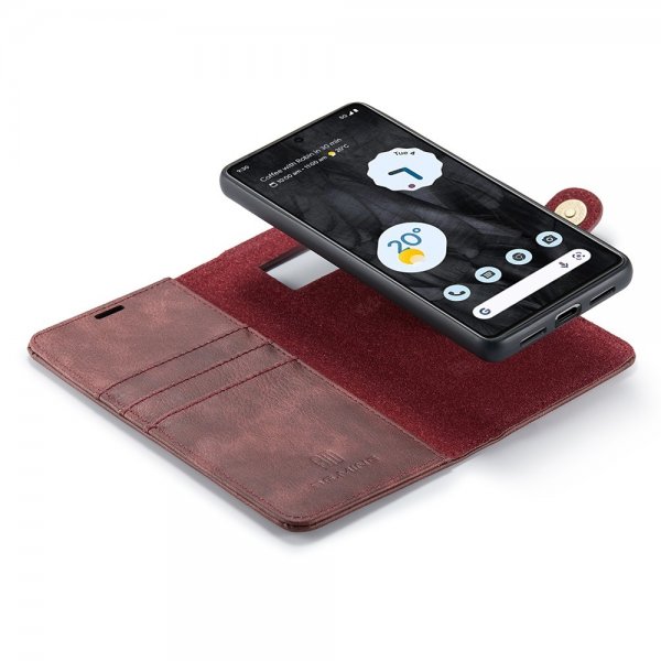 Dg.Ming Google Pixel 8 Pro Cover med Aftageligt Cover Rød