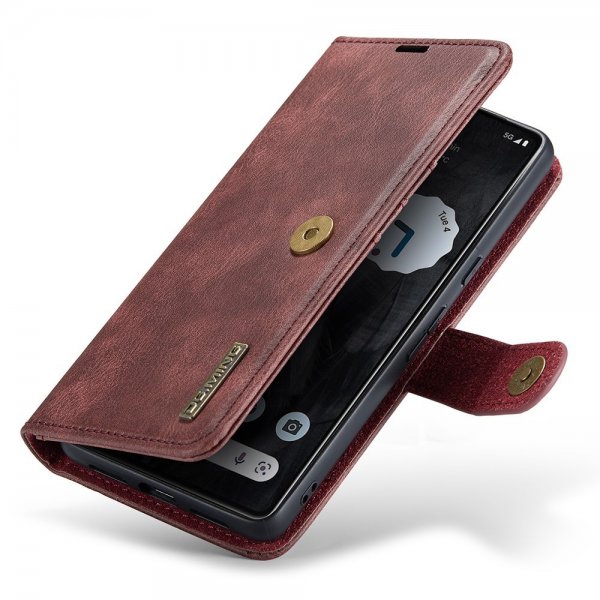 Dg.Ming Google Pixel 8 Pro Cover med Aftageligt Cover Rød