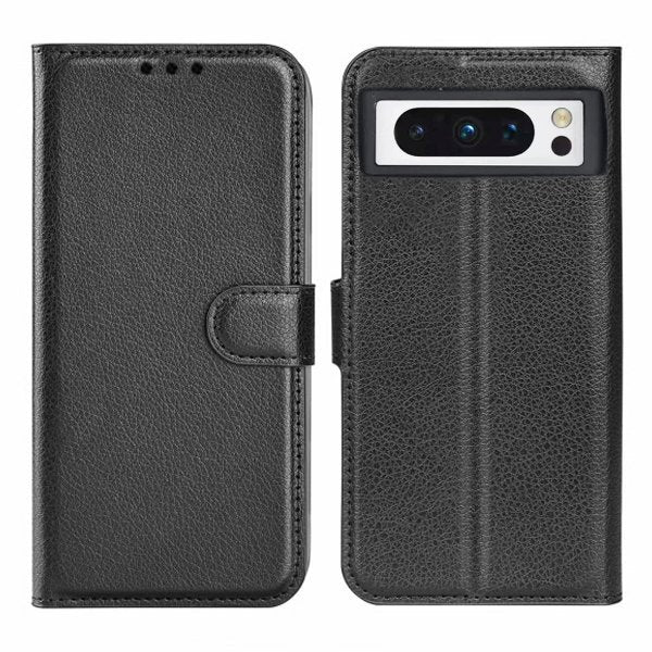 Google Pixel 8 Pro Cover med Stativ Sort