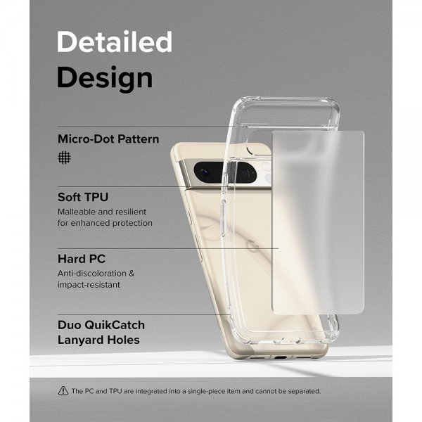 Ringke Google Pixel 8 Pro Cover Fusion Matte Clear