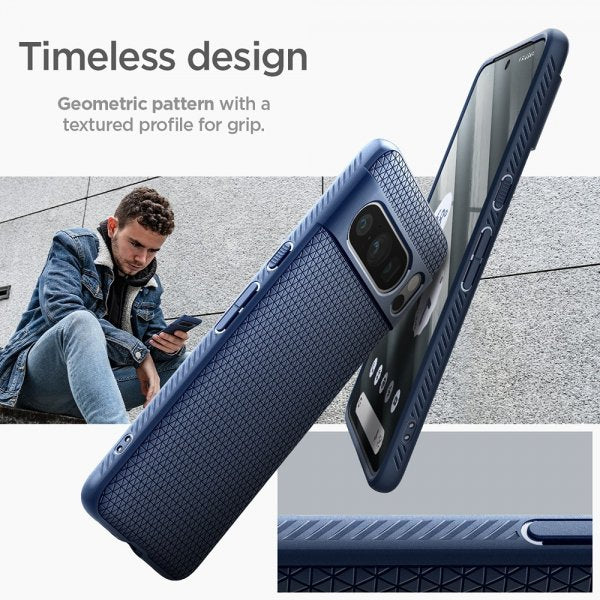 Spigen Google Pixel 8 Pro Cover Liquid Air Navy Blue