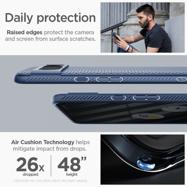 Spigen Google Pixel 8 Pro Cover Liquid Air Navy Blue