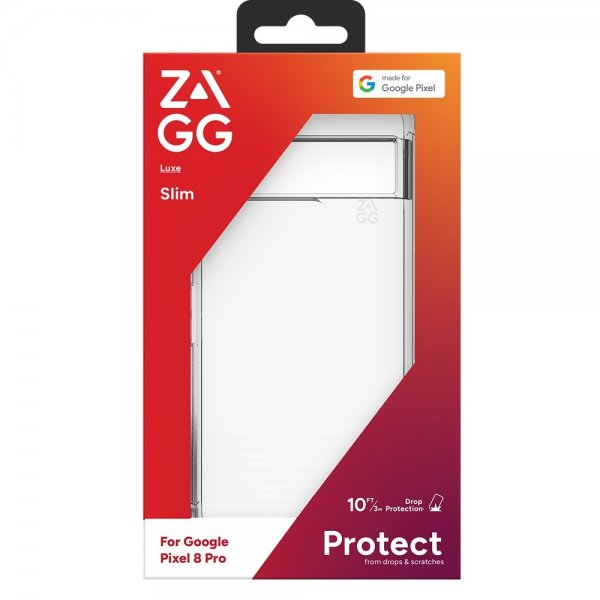 ZAGG Google Pixel 8 Pro Cover Luxe Transparent