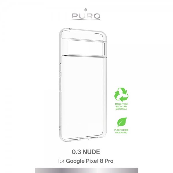 Puro Google Pixel 8 Pro Cover Nude Transparent