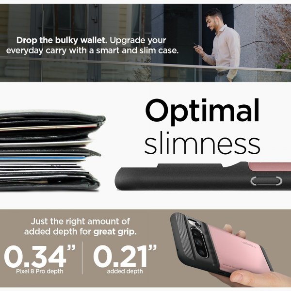 Spigen Google Pixel 8 Pro Cover Slim Armor CS Rose Gold