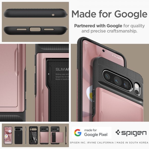 Spigen Google Pixel 8 Pro Cover Slim Armor CS Rose Gold