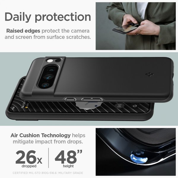 Spigen Google Pixel 8 Pro Cover Thin Fit Sort