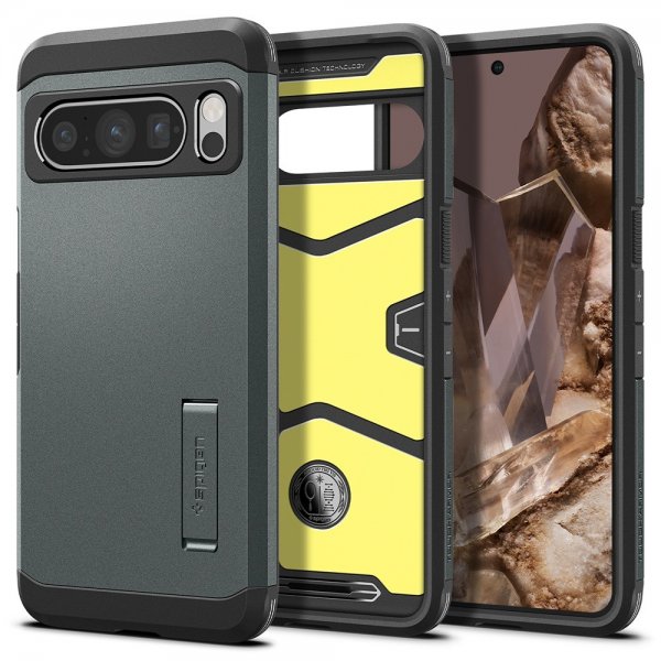 Spigen Google Pixel 8 Pro Cover Tough Armor Abyss Green
