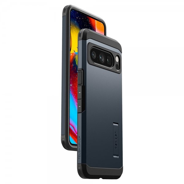 Spigen Google Pixel 8 Pro Cover Tough Armor Metal Slate