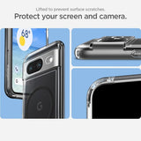 Spigen Google Pixel 8 Cover Ultra Hybrid OneTap Ring MagFit Sort