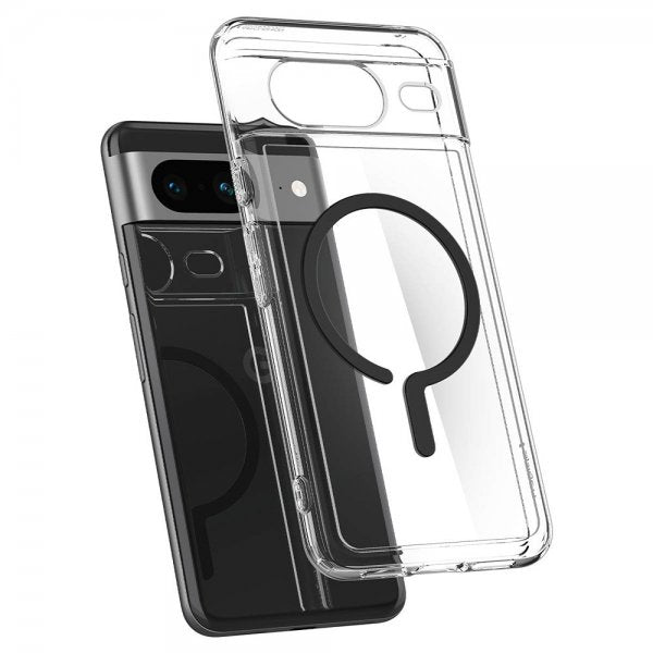 Spigen Google Pixel 8 Cover Ultra Hybrid OneTap Ring MagFit Sort