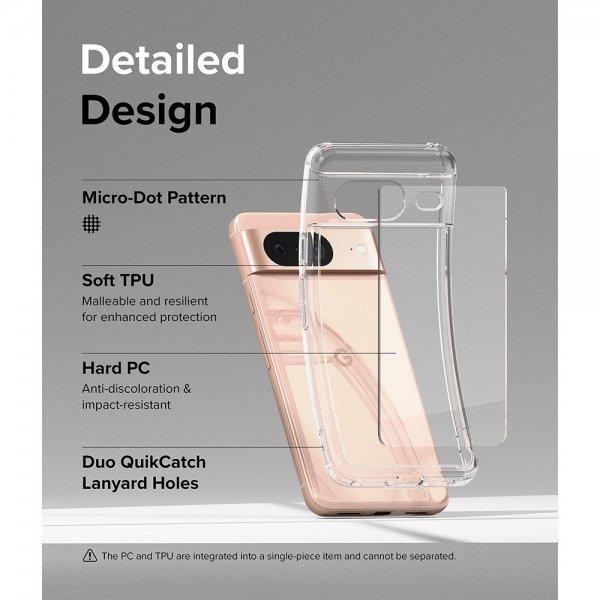 Ringke Google Pixel 8 Cover Fusion Clear